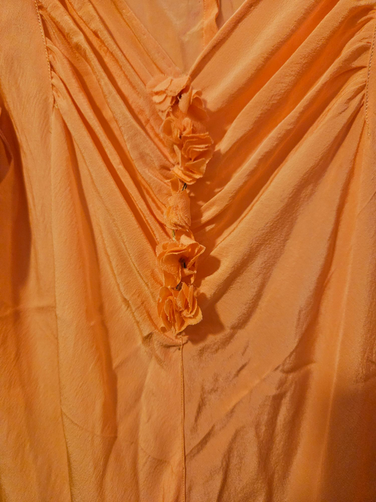 ipek krep gece elbisesi