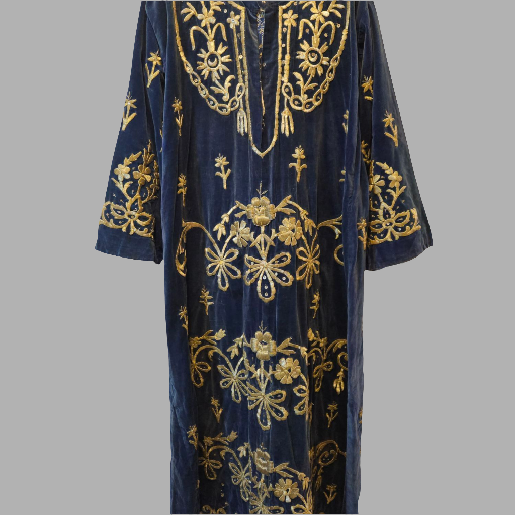 Bindallı Mavi Kaftan