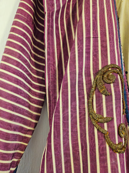 Saten işlemeli Üçetek