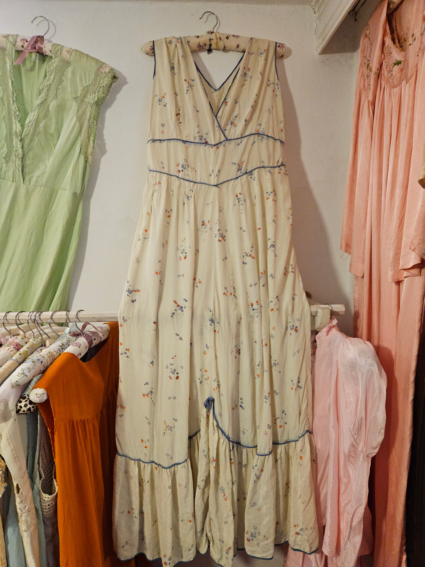 floral evening dress