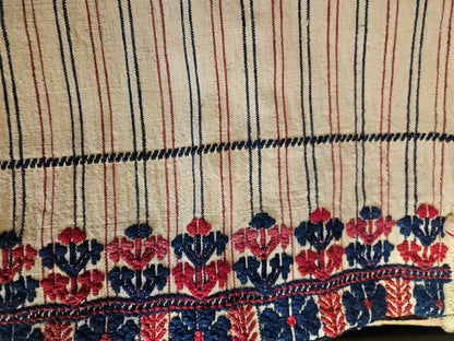 köşe yastığı pamuk çizgili