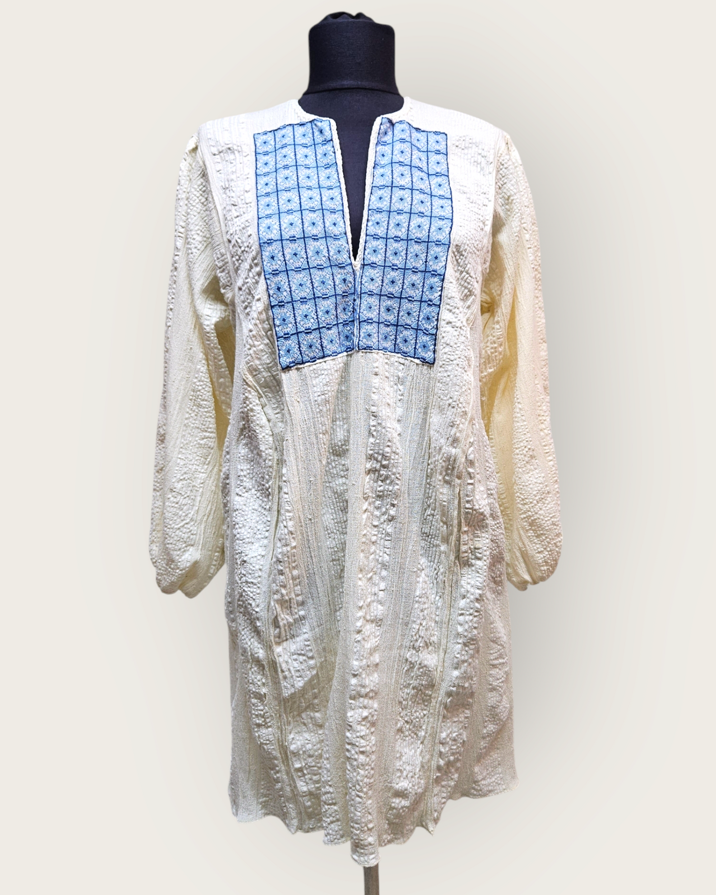 Hand Woven, Embroidered Tunic