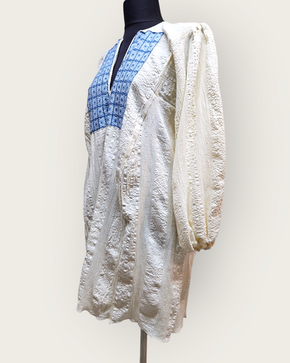 Hand Woven, Embroidered Tunic