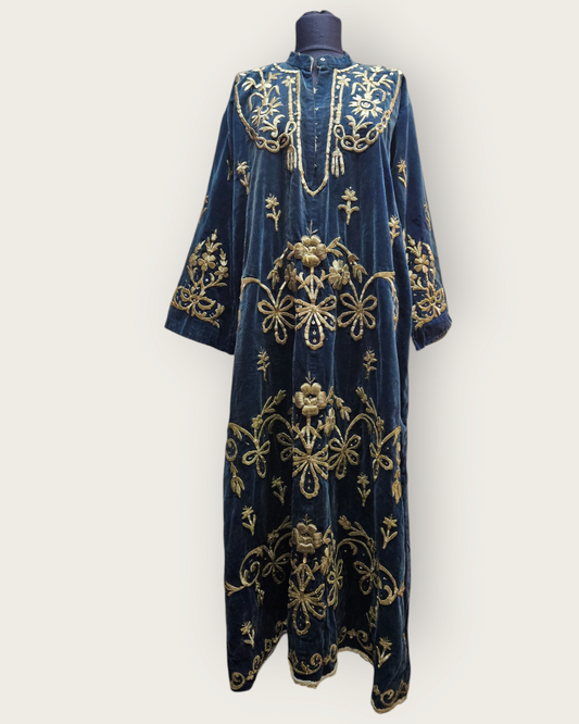 Bindallı Mavi Kaftan