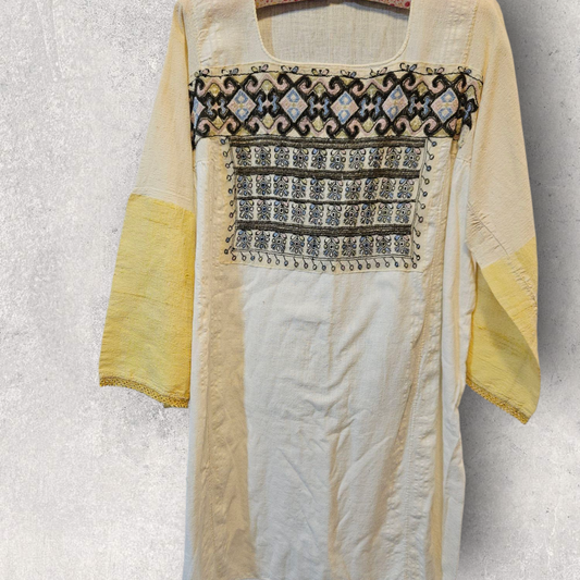 İşlemeli Dokuma Tunic