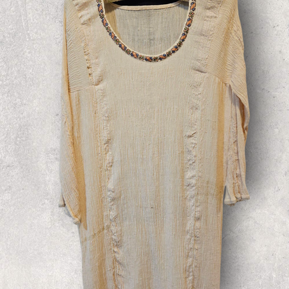 Bürümcük İpek İşlemeli Tunik