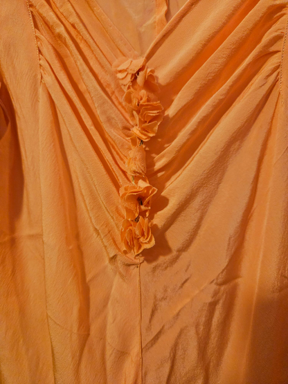 ipek krep gece elbisesi