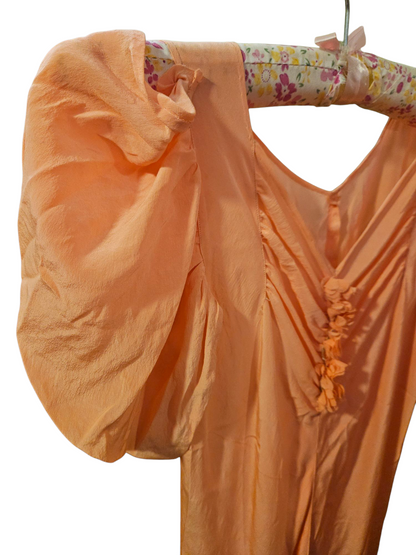 ipek krep gece elbisesi