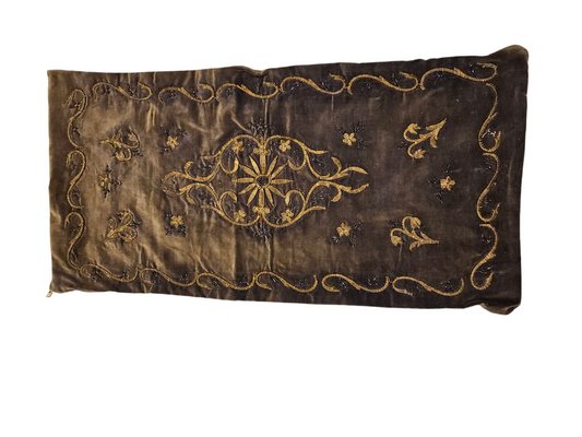 tel kırma kadife yastık